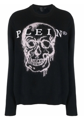 Philipp Plein intarsia-knit skull jumper - Black