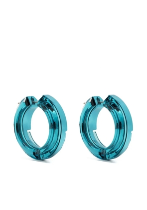 Swarovski Lucent hoop earrings - Blue