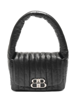 Balenciaga Pre-Owned 2020-2025 Monaco quilted logo-plaque shoulder bag - Black
