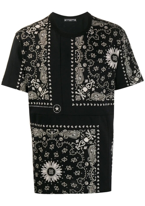 Mastermind World paisley print T-shirt - Black