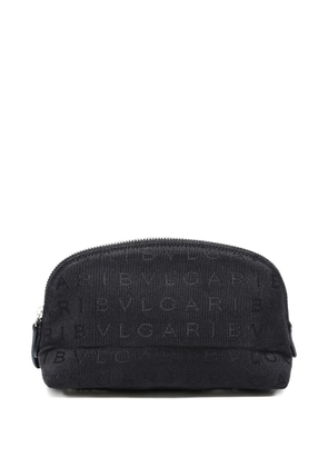 Bvlgari Pre-Owned 2000s logomania pouch - Black