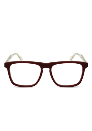Gucci Eyewear rectangle full-rim glasses - Brown