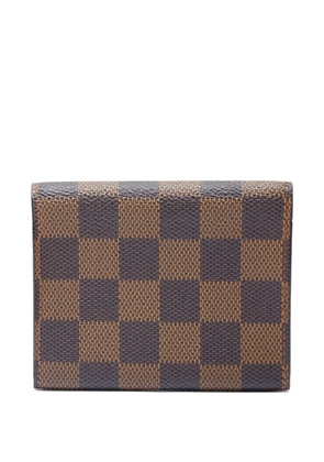 Louis Vuitton Pre-Owned 2008 Damier Ebène canvas wallet - Brown