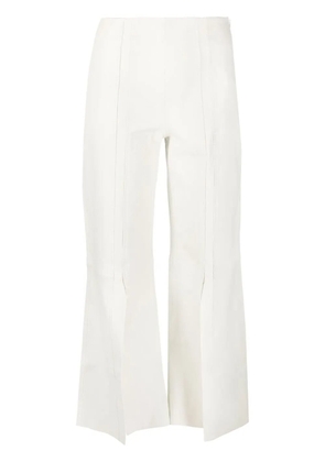 By Malene Birger flared high-waist trousers - Neutrals