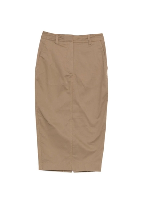 THELATEST Donna pencil-style midi skirt - Neutrals