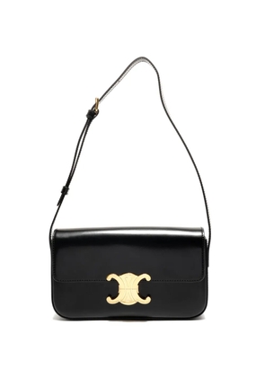 Celine Pre-Owned 2021 Triomphe leather shoulder bag - Black