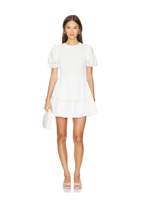 For Love & Lemons Sandy Mini Dress in White. Size M. Also in S.
