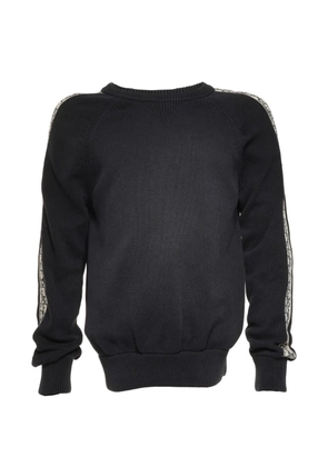 Christian Dior Pre-Owned 2021 Oblique cotton knit sweater - Black
