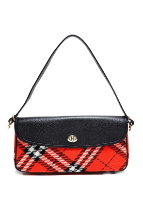 Burberry Pre-Owned 2000-2020 checked shoulder bag - Red