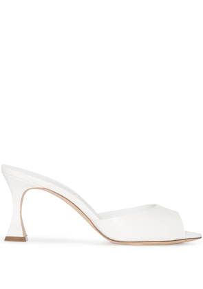 Manolo Blahnik 70mm Jada sandals - White