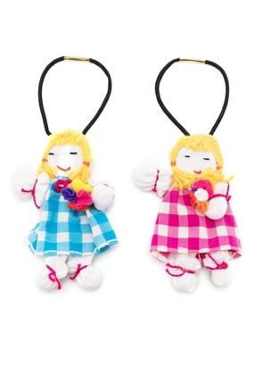 Amir Slama doll-appliqué hair tie - Pink