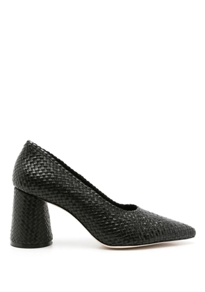 Sarah Chofakian Liam 80mm woven pumps - Black