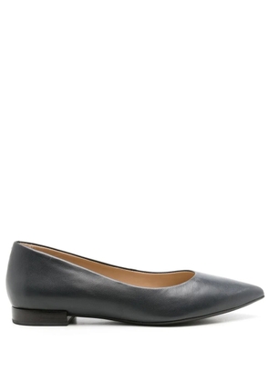 Sarah Chofakian Francesca leather ballerina shoes - Blue