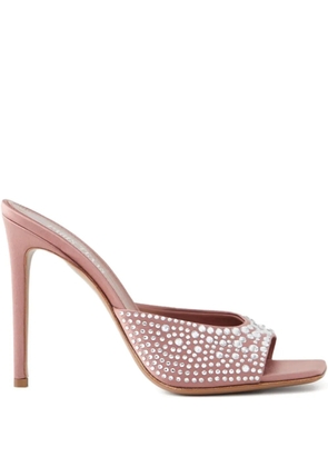 Paris Texas 105mm Holly crystal-embellished sandals - Pink