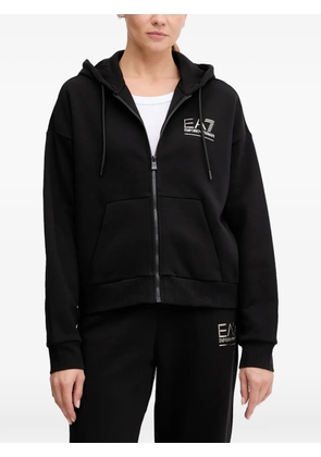Ea7 Emporio Armani hooded tracksuit - Black