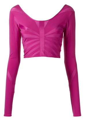 Amir Slama cropped bikini top - Pink