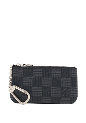 Louis Vuitton Pre-Owned 2024 Damier Graphite key coin pouch - Black