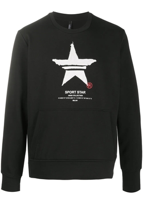 Neil Barrett graphic-print sweatshirt - Black