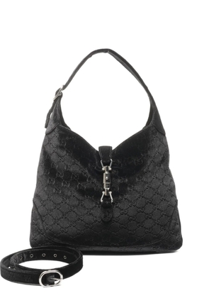 Gucci Pre-Owned 2016-2025 velvet shoulder bag - Black