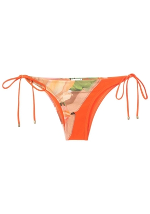Lenny Niemeyer printed side-tie bikini bottoms - Orange