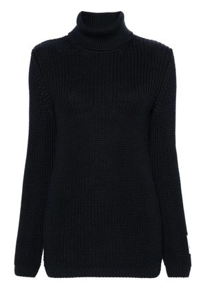 Moschino Classic Turtleneck cotton jumper - Blue
