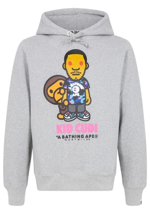 A BATHING APE® x Kid Cudi Baby Milo hoodie - Grey
