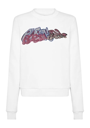 Philipp Plein Bombing Graffiti sweatshirt - White