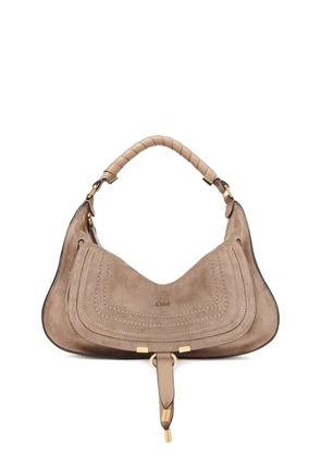 Chloé small Marcie suede shoulder bag - Brown