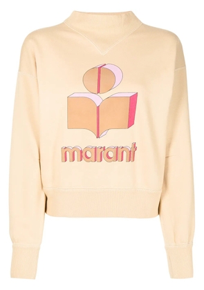 MARANT ÉTOILE logo-print jumper - Brown
