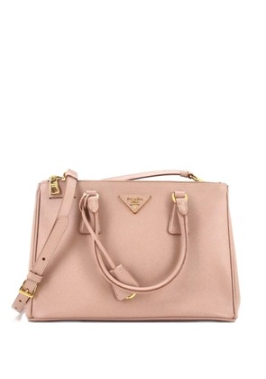 Prada Pre-Owned Double Zip Lux Saffiano Leather Small tote bag - Pink