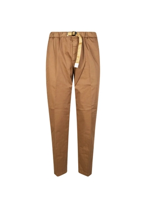 White Sand belt gabardine trousers - Brown
