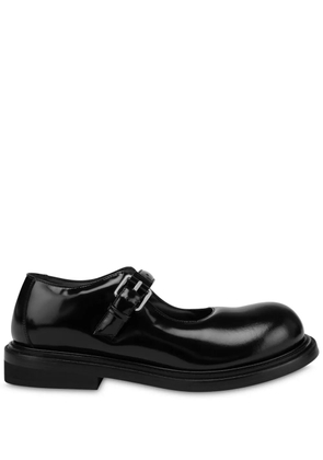 Moschino patent-leather loafers - Black