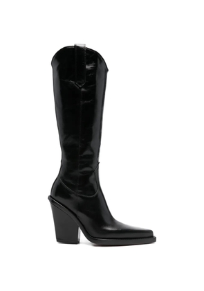 Paris Texas Vegas pointed-toe boots - Black