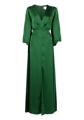 Sachin & Babi Jenny balloon-sleeve gown - Green