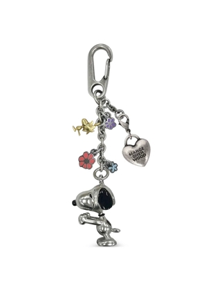 Marge Sherwood x Peanuts flower heart charm keychain - Silver