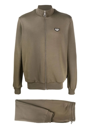 Philipp Plein logo plaque tracksuit set - Green