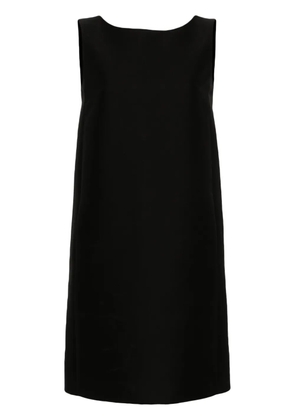 Moschino sleeveless cotton shift minidress - Black