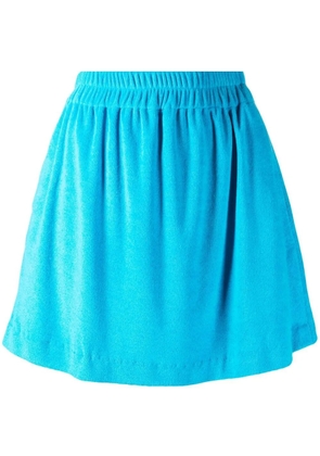 Bambah towelling-effect mini skirt - Blue