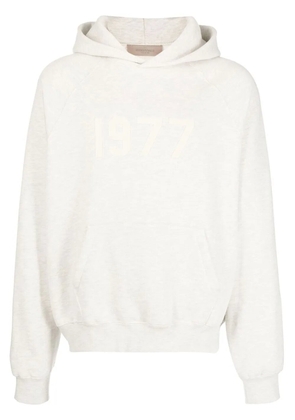 FEAR OF GOD ESSENTIALS '1977' print hoodie - Grey