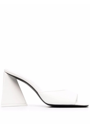The Attico 95mm Devon sandals - White