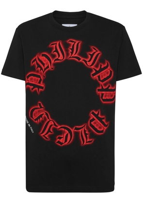 Philipp Plein Gothic Plein cotton T-shirt - Black