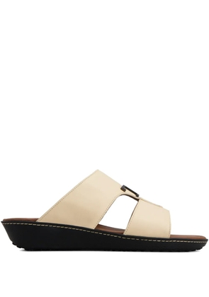 Tod's leather T-bar sandals - Neutrals