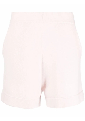 Allude high-waisted knitted shorts - Neutrals