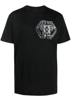 Philipp Plein logo-print short-sleeve T-shirt - Black