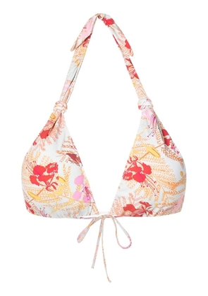 Clube Bossa braided ring-detail floral-print bikini - Neutrals