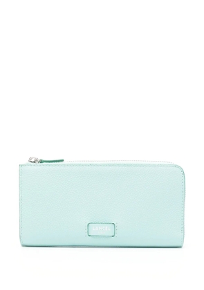 Lancel zip-up wallet - Blue