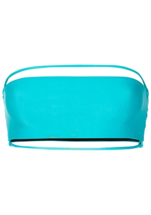 Gloria Coelho bandeau bikini top - Blue