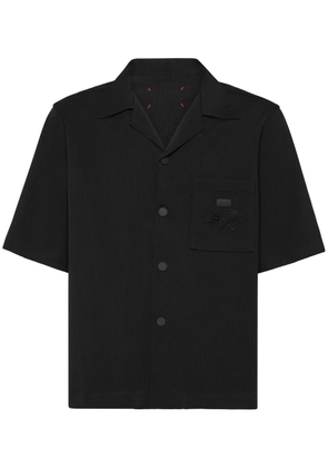 Philipp Plein ribbed bowling shirt - Black