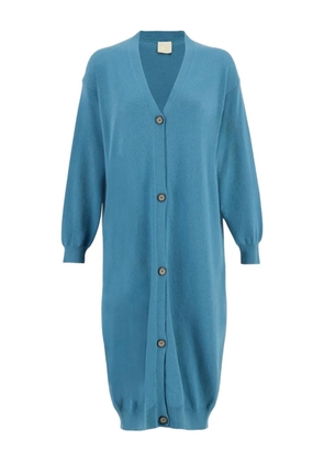 PAULA button-front cashmere cardigan - Blue