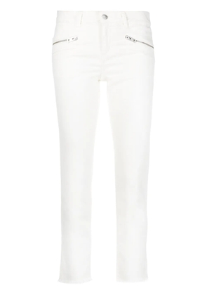Zadig&Voltaire Ava cropped slim-cut jeans - White